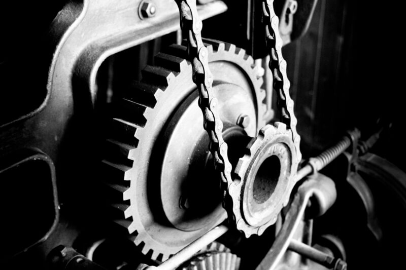 コントラストが強い機械の画像