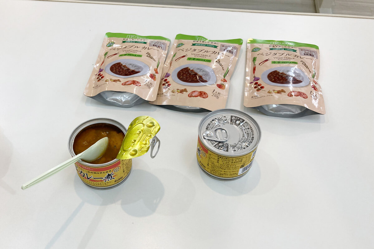 創健社さまのサバカレー缶詰とレトルトカレー