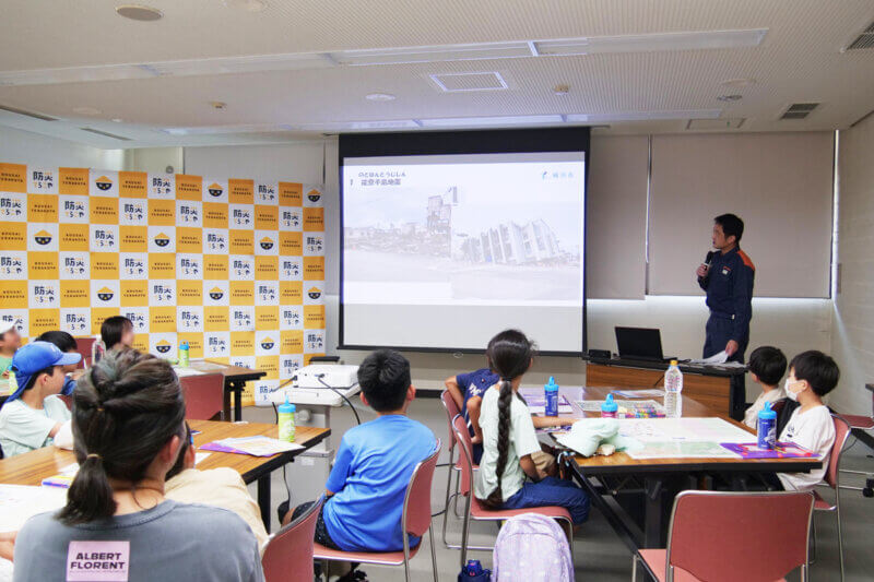 「夏休み防災てらこや」の写真